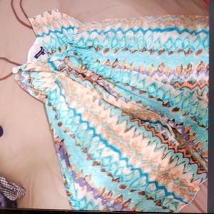 Ocean drive large mesh pattern dress